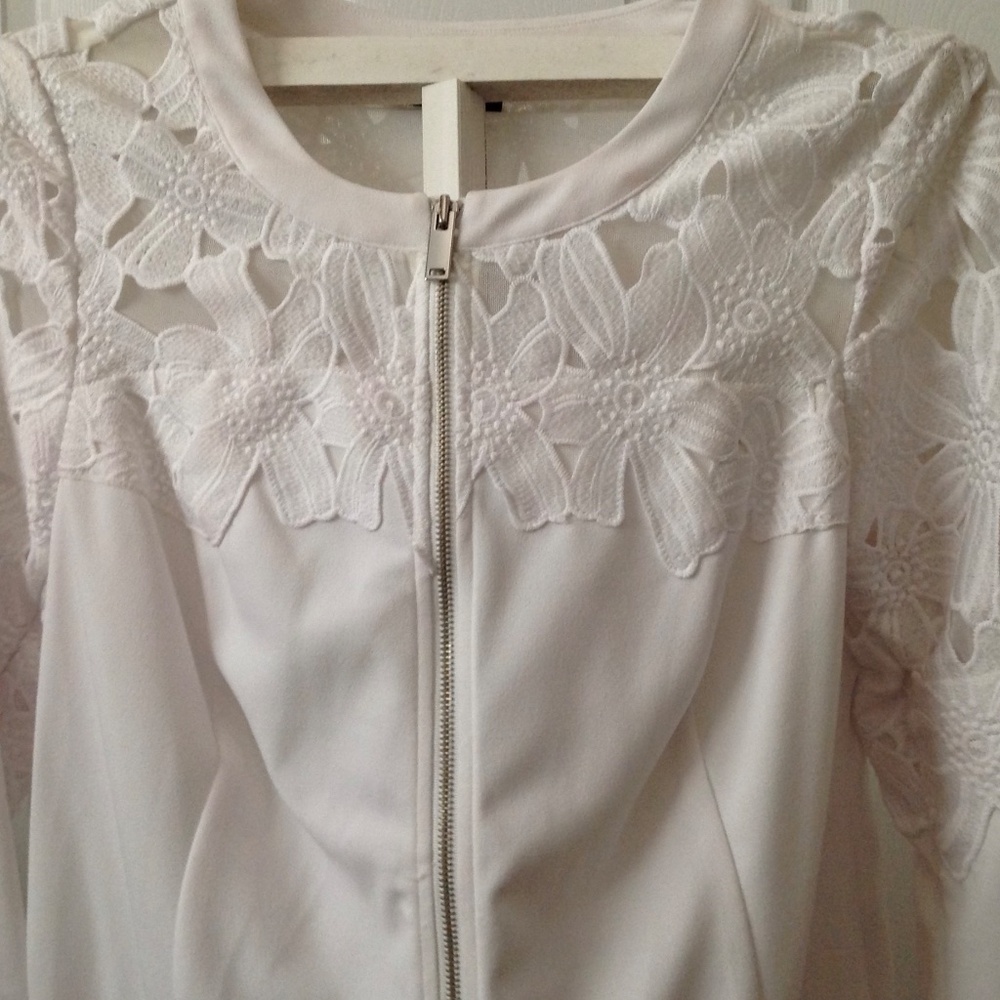 Ladies Alfani Zipper Spring Jacket - Picture 3 of 10